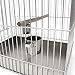 Xinxinchaoshi Stainless Steel Bird Cage Bird with a Bath Cage Out of The Travel Cage Easy to Clean (Square) (Size : 27cm high)thumb 2