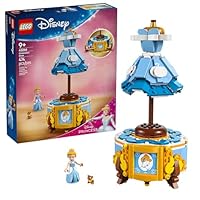 LEGO Disney Princess Cinderella’s Dress Kids Toy with Minidoll Character - Fun Building Toy for Girls and Boys Ages 9 and Up - Disney Gift Idea for Fans and Fashion Lovers - 43266