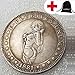 GoolCoinKit Great Commemorative Girl Funny Coins -1881 One-Dol Morgan Coins-Carved  Hobo Nickel Coins-Creative Keychain Pendant Kit CoolGoodsKit
