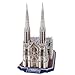 CubicFun 3D New York Cathedral Puzzles Architecture Building Model Kits Toys for Adults and Teens, St.Patrick's Cathedral