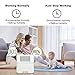 pinlo Dehumidifier Electric Mini Dehumidifiers for Home Basements Bathroom Bedroom Closet Wardrobe RV 2200 Cubic Feet (269 sq.ft) Large 2L Tank Smart Control Dehumidifier