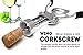 Wing Corkscrew Wine Opener by Simplife- Premium All-in-one Wine Corkscrew