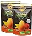 The California Food Shop All Natural Unsweetened Dried Mangoes 30 oz (850 gr)Pack Tropical Dried Mango Fruits Healthy and Delicious Snack No Added Sugar or Chemicals 
