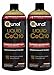 Qunol Liquid CoQ10 100mg, Superior Absorption Natural Supplement Form of Coenzyme Q10, Antioxidant for Heart Health, Orange Mango Flavored, 90 x2 Servings (180), 30.4 Oz Bottle x2 (60.8) | Value Pack