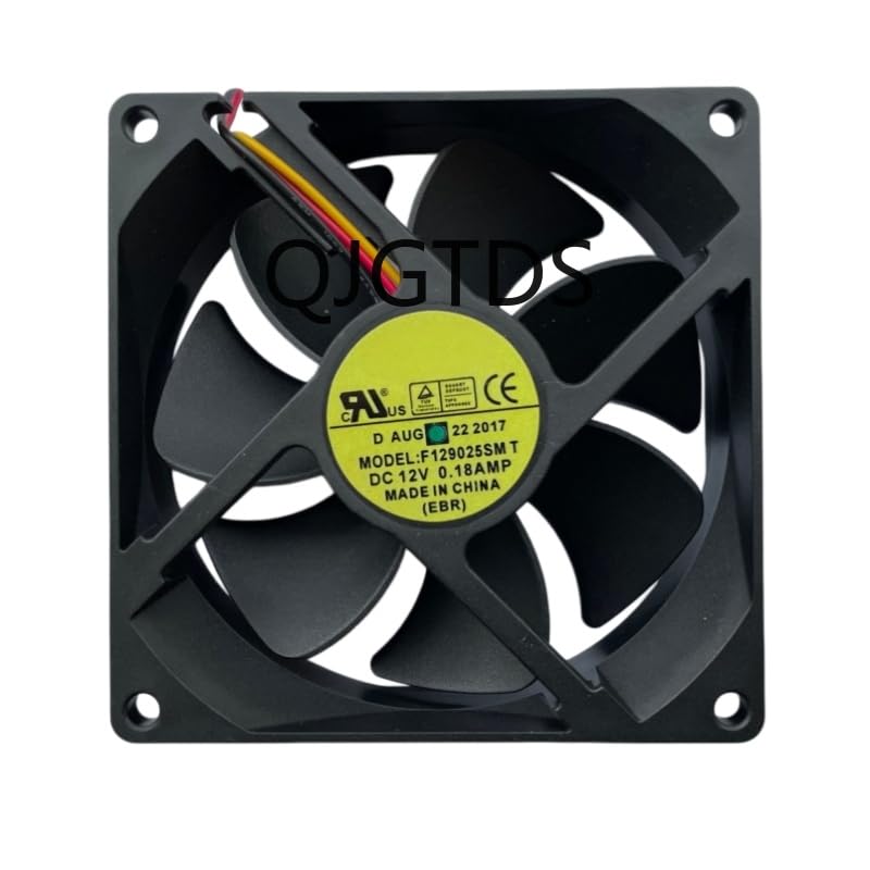New Square Server Cooling Fan F129025SMT 90 * 90 * 25mm 3Pin DC12V 0.18A