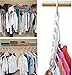 Drhob 2PCS Wonder Hanger Closet Clothes Organizer/Space Saver Storage White Plastic