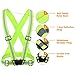 K-Brands Reflective Vest for High Visibility All Day and Night for Running, Biking and More, Unisex (1 Vest, 2 Arm Bands)