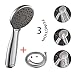 Togotec Handheld Shower Head with Hose - 3 Spray Setting - 60'' Flexible Hose
