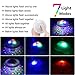 Yundabyy Waterproof Swimming Pool Lights, Baby Bath Lights The Tub(7 Lighting Modes), Colorful Bath Toys Bathtub Led Light Toys, Floating Pool Light Bulb Pool, Pond, Hot Tub Party Decorations