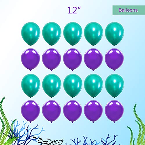 6 WERNNSAI+Pool+Mermaid+Party+Supplies