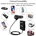OsxoABB 4 Port USB Car Charger For Front/Back Seat Passengers,Quick Charge 3.0,Smart IC Technology
