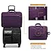 CoolBELL 17.3 Inches Convertible Laptop Messenger Bag Shoulder Bag Backpack Oxford Cloth Multi-Functional Briefcase for Women Laptop/MacBook (Purple)