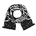 Women and men's Modal Super Soft Oblong Scarf 7312 Inches (black)