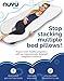 Full Body Pregnancy Pillow Extra Soft Support Cushion for Maternity Nursing and Back Pain Relief - 100% Cotton Washable Cover (U Shaped)
