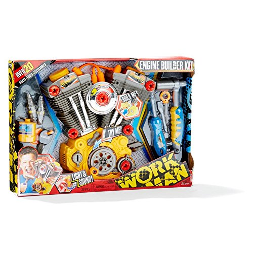 Lanard Workman Light and Sound Engine Builder Set