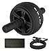 LiKee Ab Wheel Roller with Resistant Band, Core Training Roller Abdominal Workout Equipment Exercise and Fitness Wheel at Home with Knee Pad for Man Woman Gymnastics Home Gym