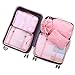OEE 6 pcs Luggage Packing Organizers Packing Cubes Set for Travel