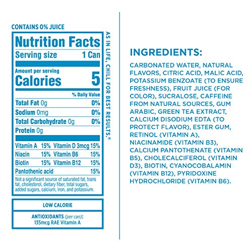 Buy Today From HereSparkling Ice +Caffeine Blue Raspberry