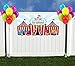 Circus Carnival Big Top Birthday Banner Personalized Party Decoration Backdrop