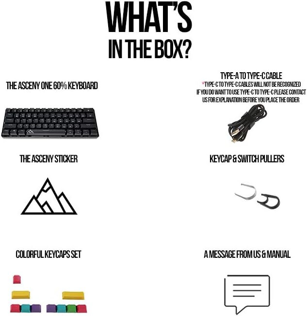  Asceny One - 60% Mechanical Keyboard