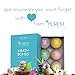 Bath Bombs Christmas Gift Set Kit 6 x 4 Oz Best Ultra Fizz Essential Oil Handmade Spa Bomb Fizzies Perfect for Bubble & Spa Bath Organic & Natural Ingredients Tub Tea Bath Basket