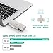 iPhone Flash Drive 64GB USB 3.0 SD Memory Card Reader, RAVPower MFi Lightning Jump Thumb Pen Drive, External Storage Expansion for iPad iPod iOS Mac Windows PC [Upgraded Version]