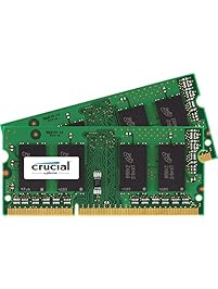 Crucial 16GB Kit (2 x 8GB) DDR3L-1600 1600 MT/S SODIMM Memory for Mac (CT2K8G3S160BM)
