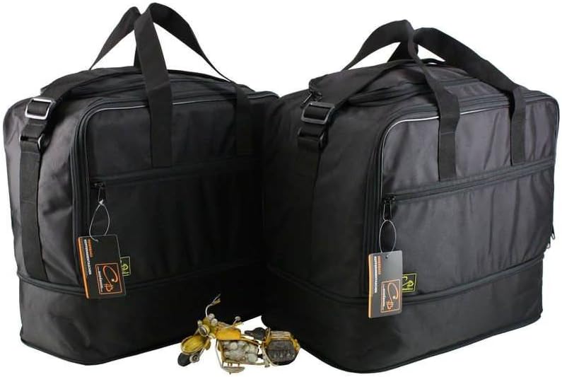 made4bikers: Suitable for BMW Adventure F800GS, R1200GS-LC, R1250GS (F800 R1200 R1250 GS LC K51): liner bags for side cases - height adjustable - for aluminium side cases (panniers)