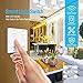 Alexa Smart Light Switch - Wifi Wall Switch, Remote Control Light Switches for Google Home Assistant Amazon Alexa and IFTTT, No Hub Required, Voice Control (2 Gang)