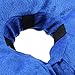 Inflatable Recovery Collar for Dogs and Cats-Comfortable Soft Pet E-Collar Does Not Block Vision Medical Postoperative Wound Healing Cone Blue