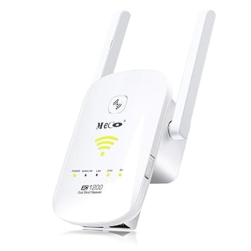 Wifi Range Extender Meco Ac1200 Wifi Repeater Dual Amazon In Electronics