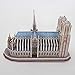 CubicFun 3D French Puzzles Cathedral Architecture Paris Building Church Model Kits Toys for Adults and Teens, Notre Dame de Paris