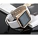 For Fitbit Blaze Bands, bayite Accessory Leather Wristband for Fitbit Blaze Smart Watch White Large 6.3 - 8.1 inches