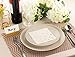 50 Pack Gold Foil Heart Disposable Cocktail Napkins, 5x5 Inch Folded Paper Napkin, Party Supplies for Wedding, Birthday, Bridal Shower, Anniversary, and Engagement Decorations
