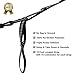Ollieroo Swing Swivel, 30KN Safety Rotational Device Hanging Accessory Hanging Kits with 2 Carabiners for Web Tree Swing, Swing Setting, Aerial Dance, Children's Swing, Hanging Hammock (White)