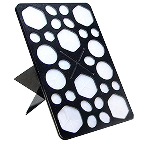 Mily Air Drying Tower Makeup Brush Tree Holder Tower Organizer Rack Cosmetic Tool Holder-28 Mix Size Holes,Folding,Collapsible - Thumbnail 6