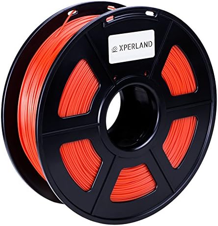 XPERLAND 1.75mm 3D Printer PLA Filament RED, Dimensional Accuracy +/- 0.02mm, 1KG Spool, PLA 1.75 Filament