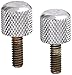 Fender Pure Vintage Piggyback Thumb Screws, Chrome, 2-pack