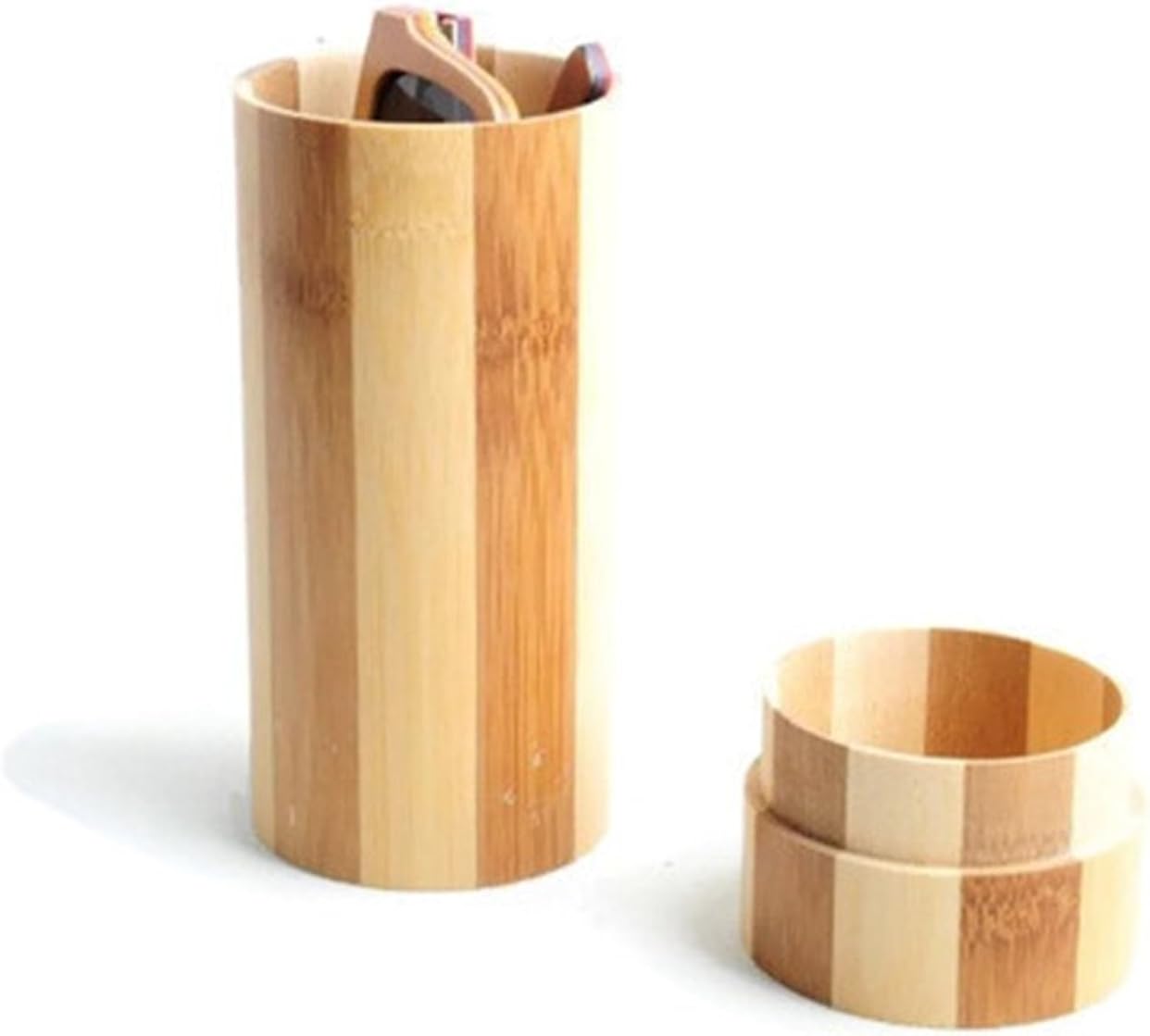 wooden sunglasses case