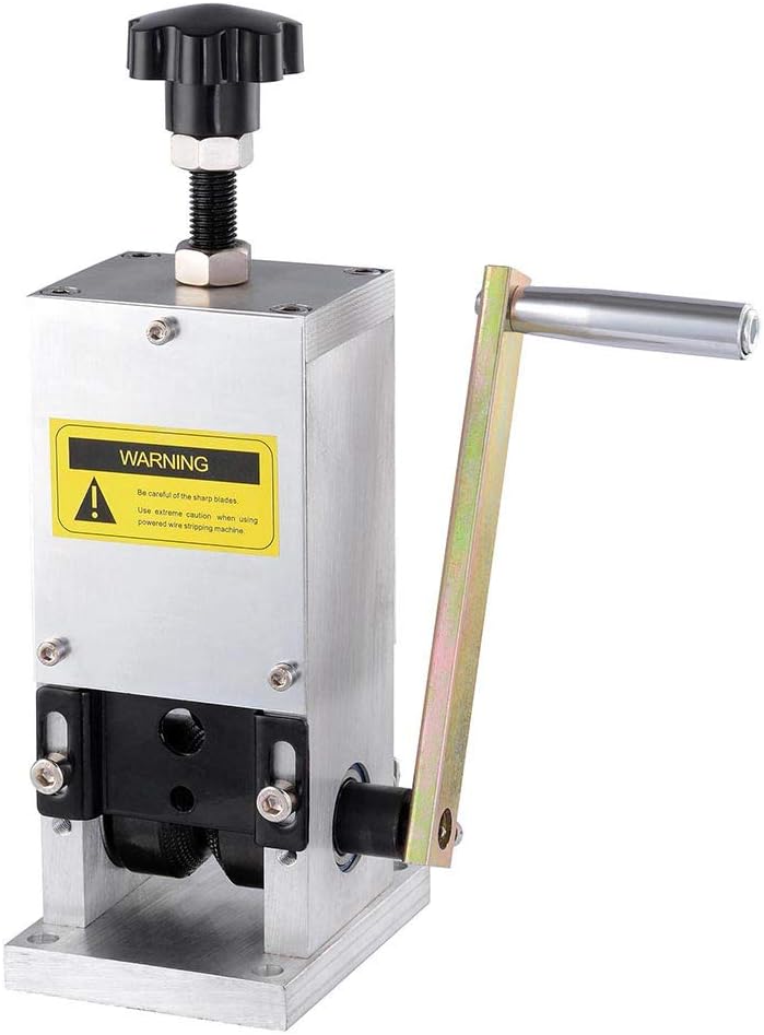 WeChef Manual Wire Stripping Machine Hand Crank Stripper for Scrap Copper Drill Connector Cable Peeling 0.06-0.98 inch