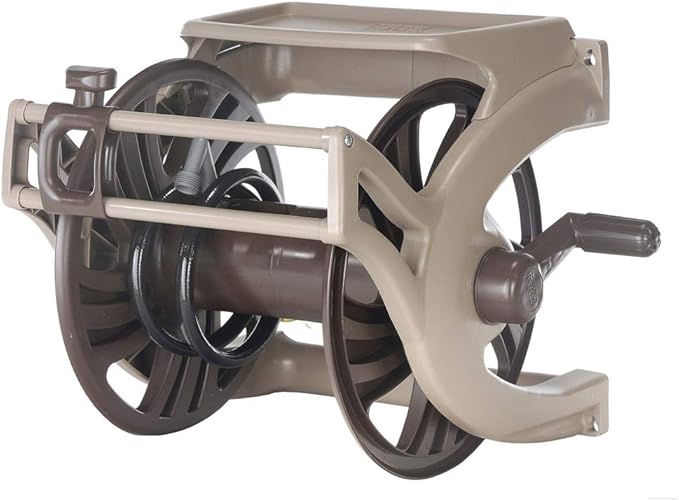 Garant Ames 8014700 Neverleak Wall Mount Hose Reel with Guide and Tray