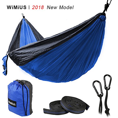 Wimius camping hammock, lightweight nylon portable hammock, doubl…