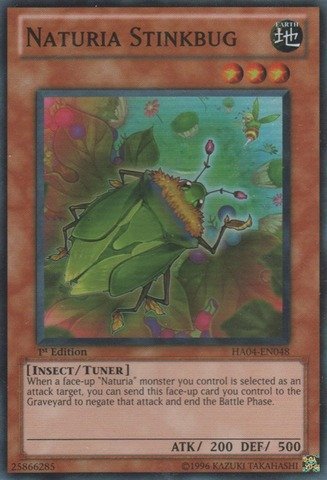 Yu-Gi-Oh! - Naturia Stinkbug (HA04-EN048) - Hidden Arsenal 4: Trishulas Triumph - Unlimited Edition - Super Rare
