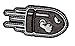 Hook Patch Angry Flying Bullet Subdued Grey Morale Tactical by Titan One