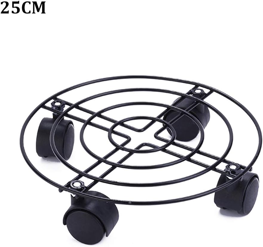 Support Roulant Pour Pots De Fleurs Toddmomy - Plateau Mobile Avec Roulettes 360° Pour Plantes D'Intérieur Et Extérieur