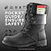 DailyShoes Womens Military Up Buckle Combat Boots Ankle Mid Calf Fold-Down Exclusive Credit Card Pocket