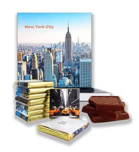 Da Chocolate Candy Souvenir New York City Chocolate Gift Set 5x5in 1 Box Empire State Building Grocery Gourmet Food Amazon Com