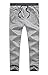 Boy's Slim Fit Skinny Cotton Running Jogger Pants (14 Slim, Light Grey)