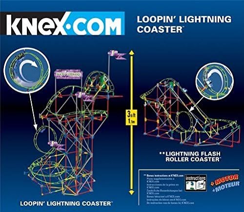 knex looping light up roller coaster