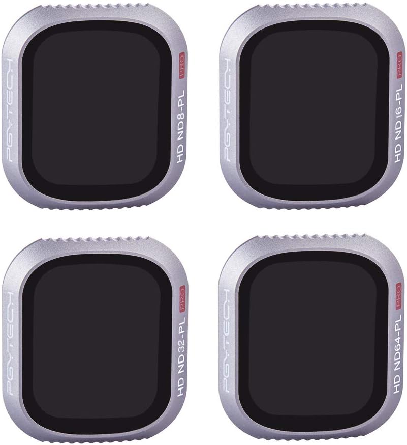 iVansa 4 Pieces PGYTECH DJI Mavic Filters ND8/PL ND16/PL ND32/PL ND64/PL Filter compatible with for DJI MAVIC 2 PRO